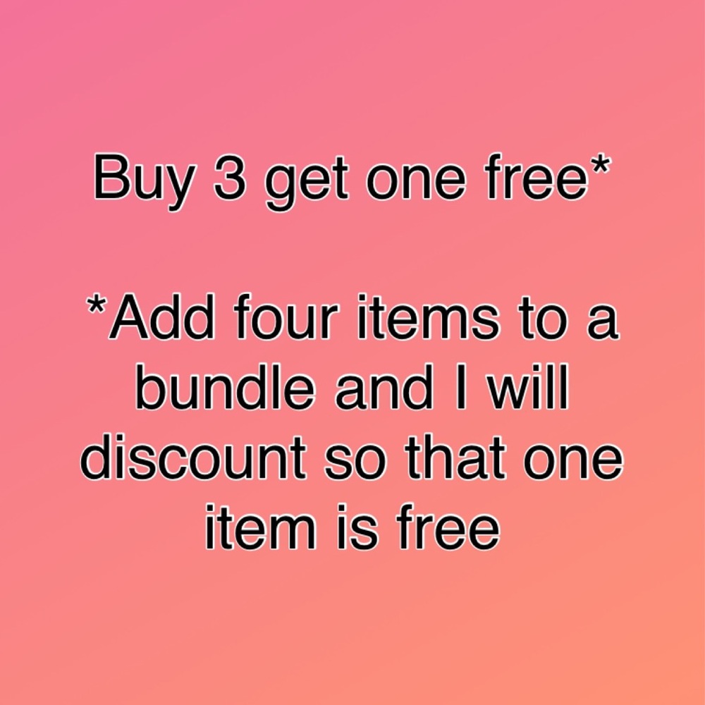 Buy 3 get one free!